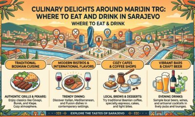 Culinary Delights Around Маријин Трг: Where to Eat and Drink