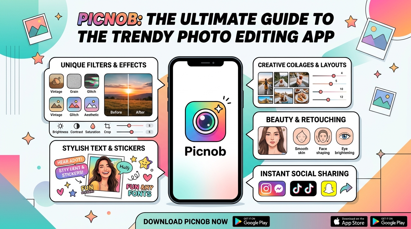 Picnob: The Ultimate Guide to the Trendy Photo Editing App