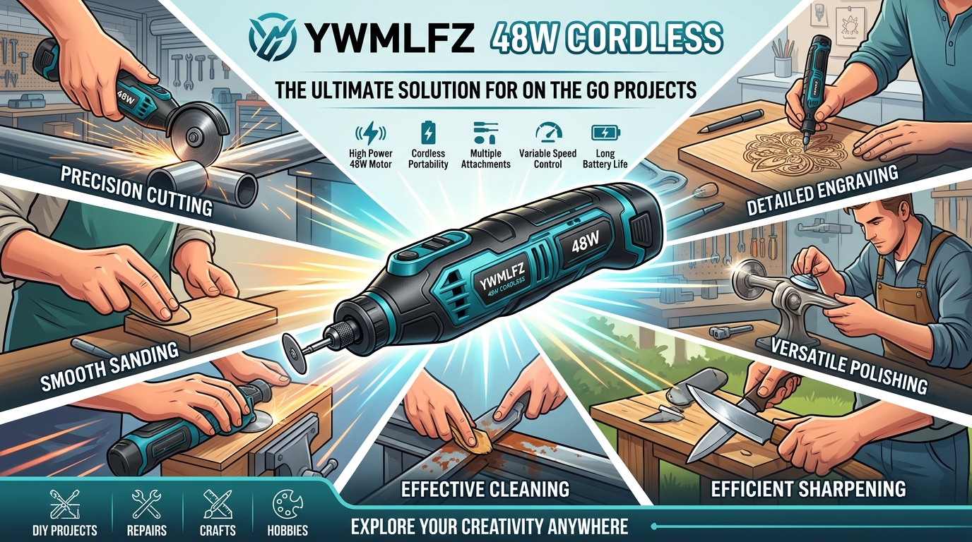 YWMLFZ 48W Cordless: The Ultimate Solution for On the Go Projects