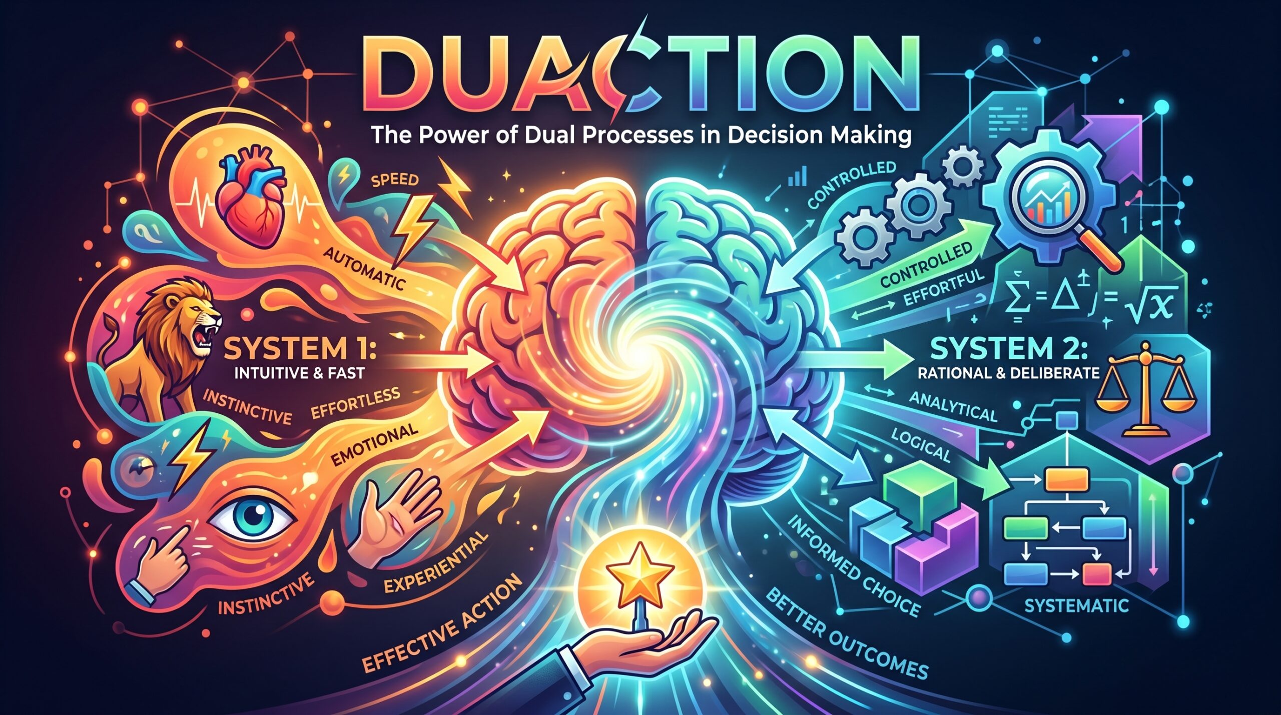 Duaction: The Power of Dual Processes in Decision Making